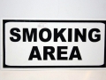 Safety Signs Smoking Area