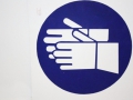 Safety Gloves Sign